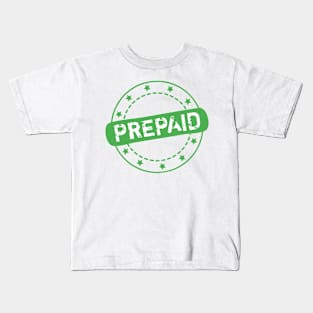 Prepaid Stamp Icon Kids T-Shirt